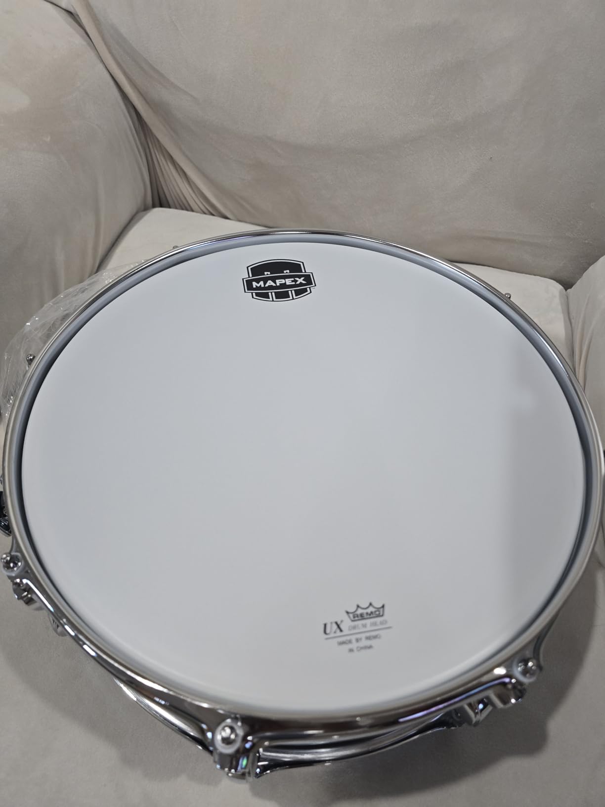 Mapex MPX Steel Snare Drum - 5.5 x 14-inch - Polished customer photo 2