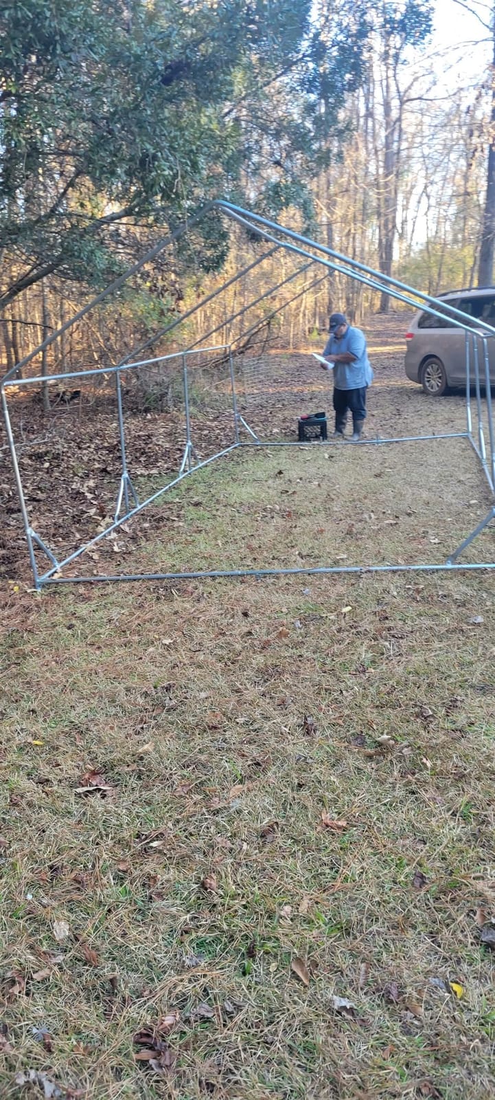 Quictent Large Metal Chicken Coop Run for 30+ Poultry w/Side Hardware Cloth customer photo 1