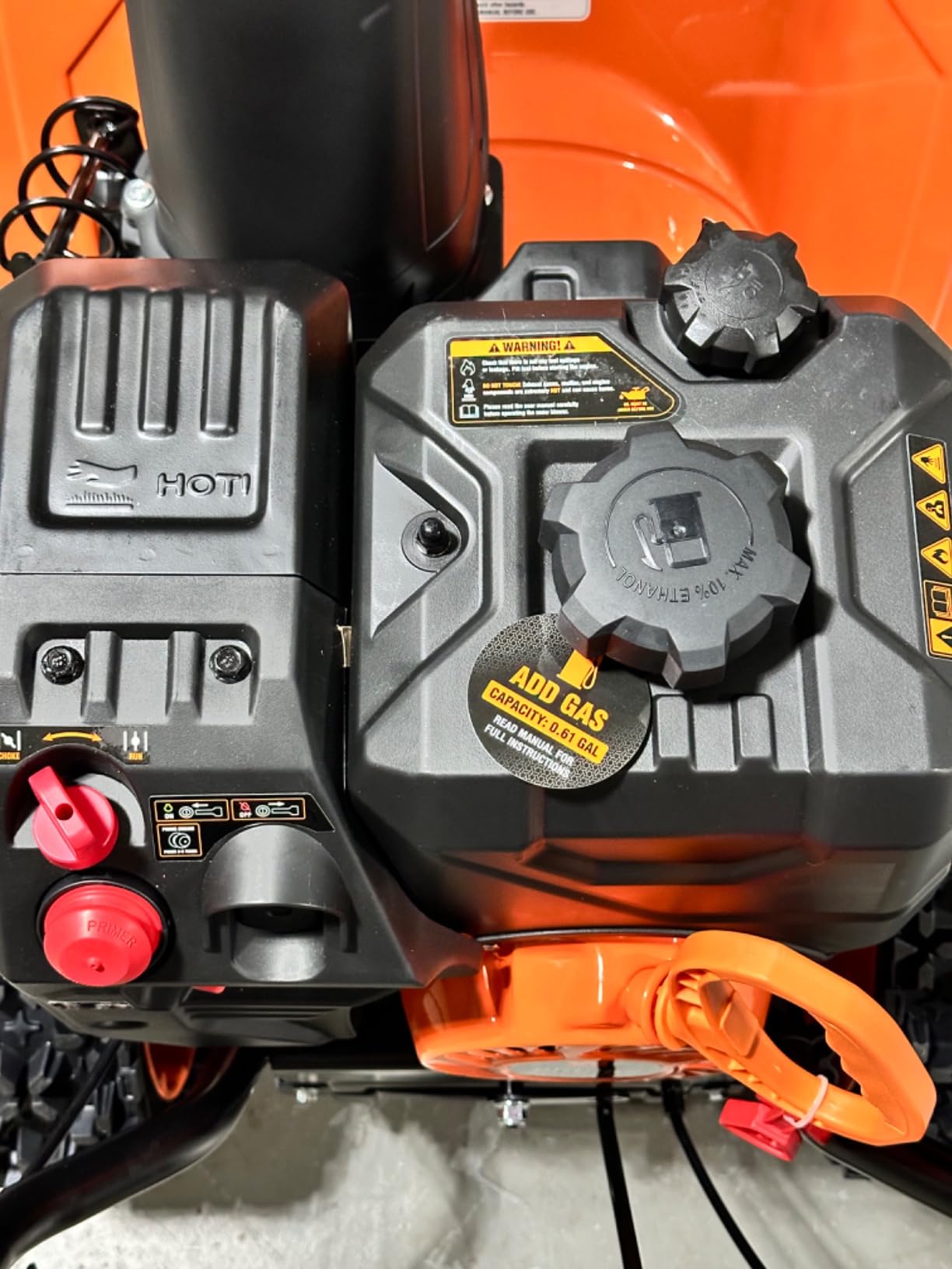 WEN 24-inch 209cc Two-Stage Self-Propelled Gas-Powered Snow Blower with Electric Start (SB209E) customer photo 2