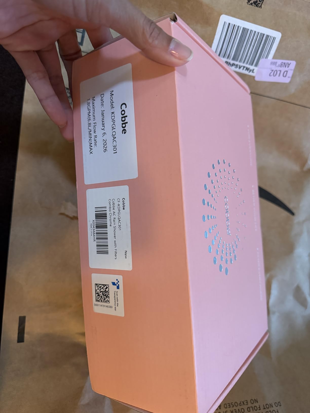 Cobbe High Pressure Filtered Shower Head with Filters for Hard Water Combo customer photo 2