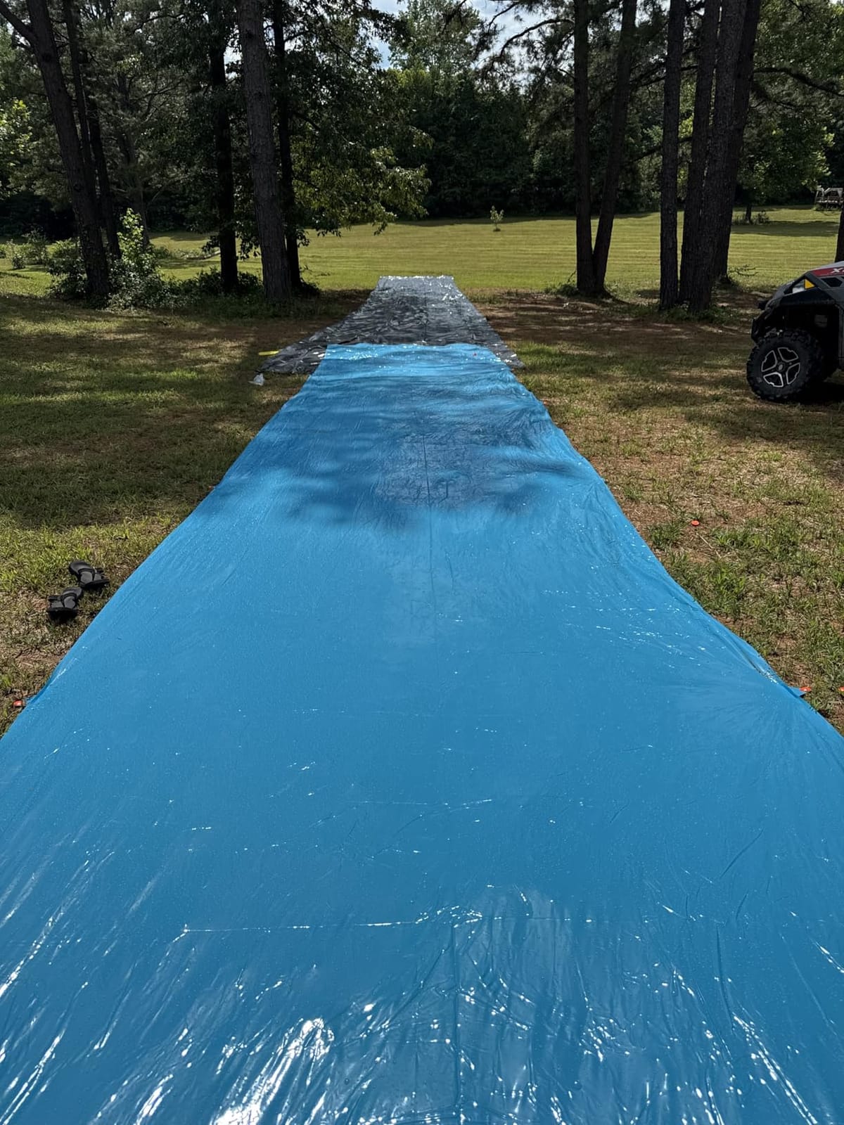 40FT Slip Lawn Water Slide, Giant Slip, Splash and Slide for Kids Adults customer photo 2