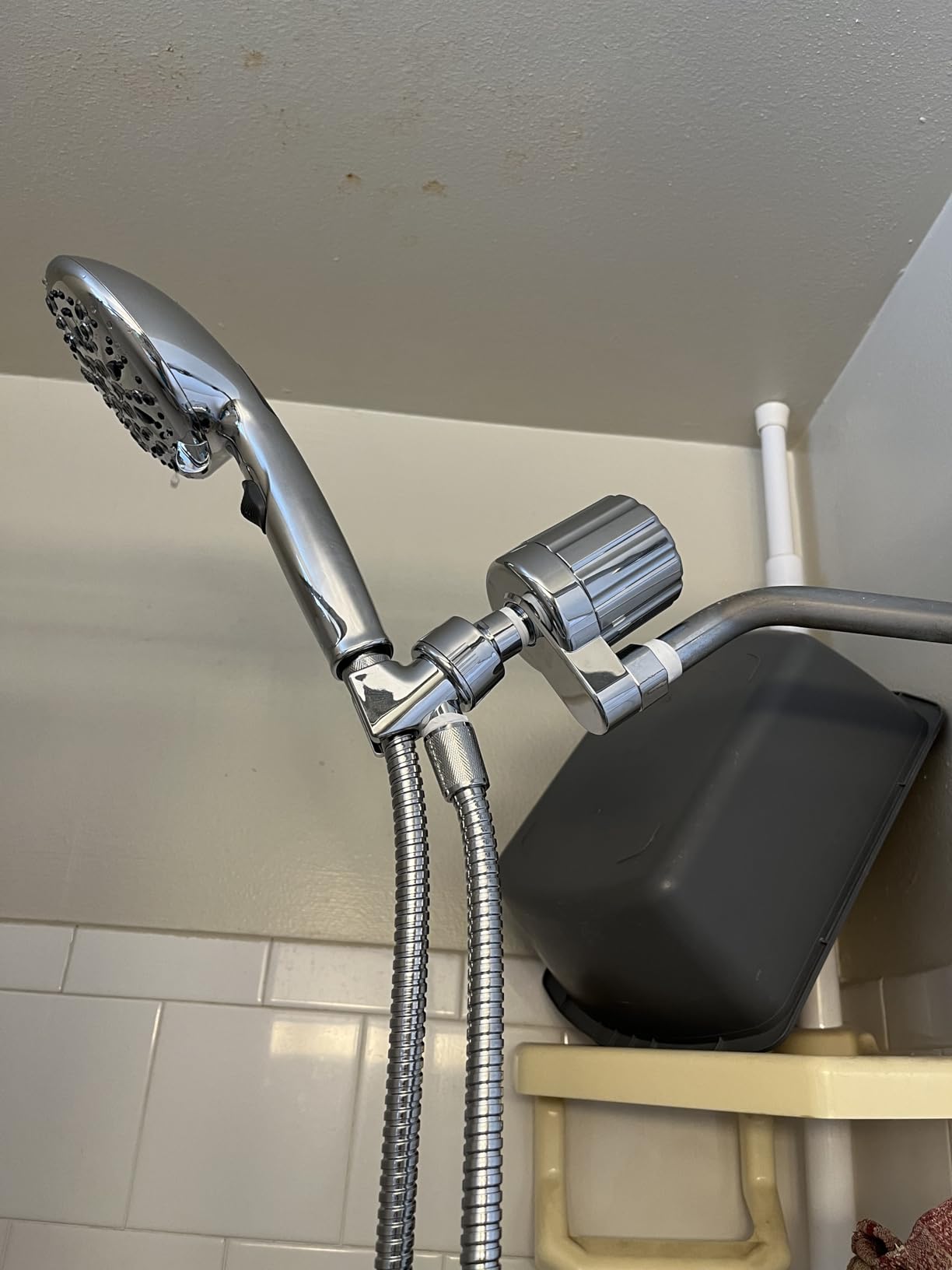 Kitsch Shower Filter Head for Hard Water | Filtered Shower Head – Chrome customer photo 2