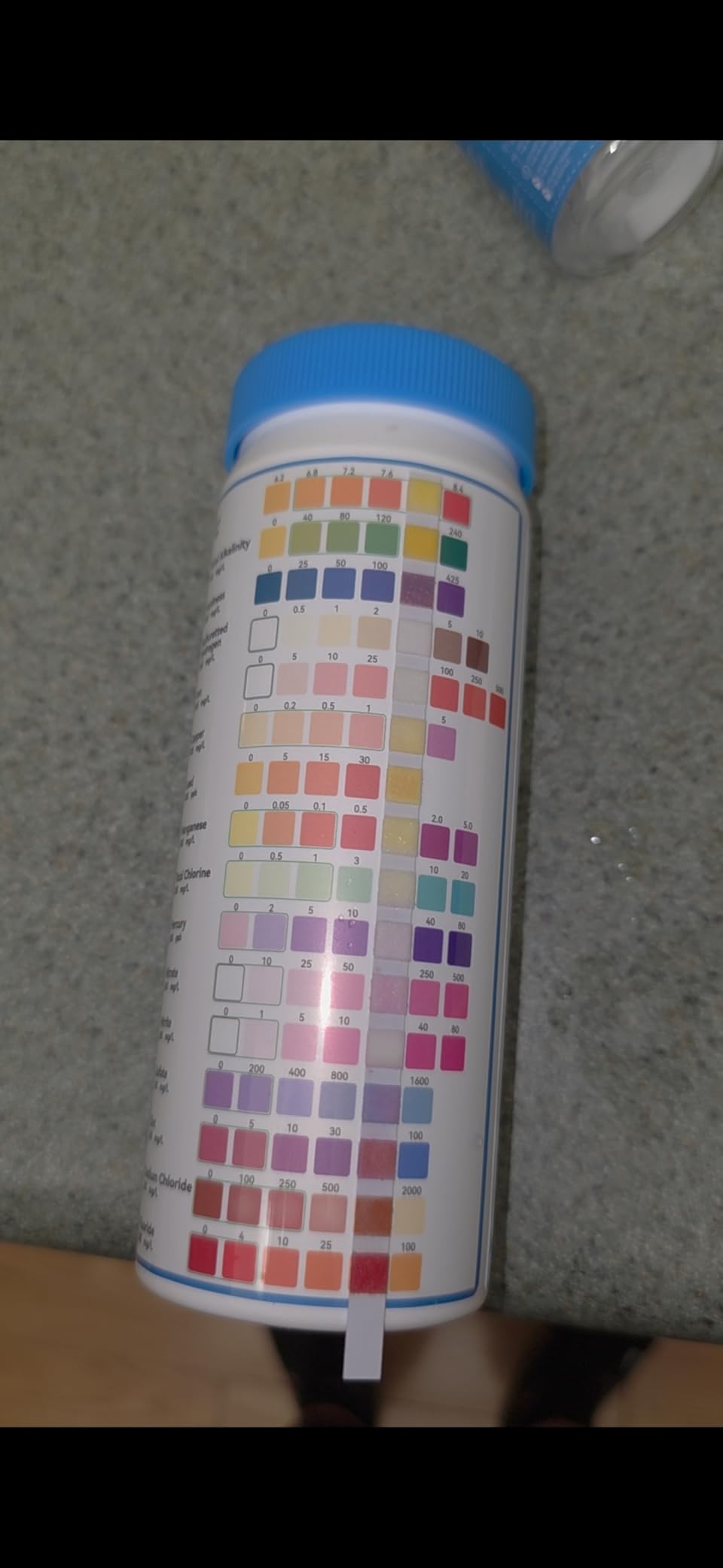 AAwipes Drinking Water Test Strips 17 in 1 50 Strips + 2 Bacteria Tester Kits, Complete Water Testing Kits for Home, Well, Tap Water, City Water, Flood Water Testing Strips (K03-50) customer photo 1