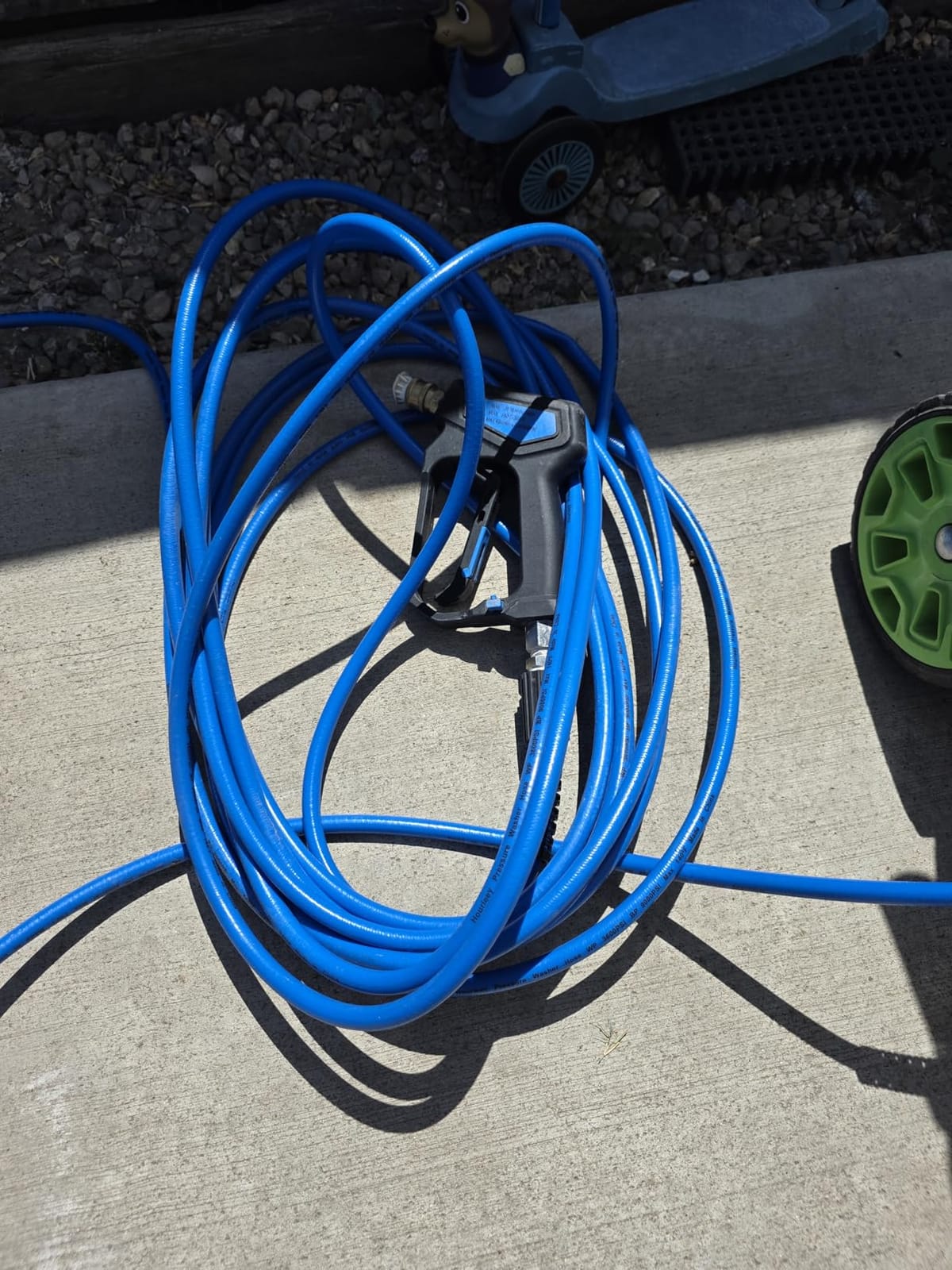 Hourleey Pressure Washer Hose 100 FT, 3600 PSI Flexible Kink Resistant Power Washer Hose Replacement, 1/4