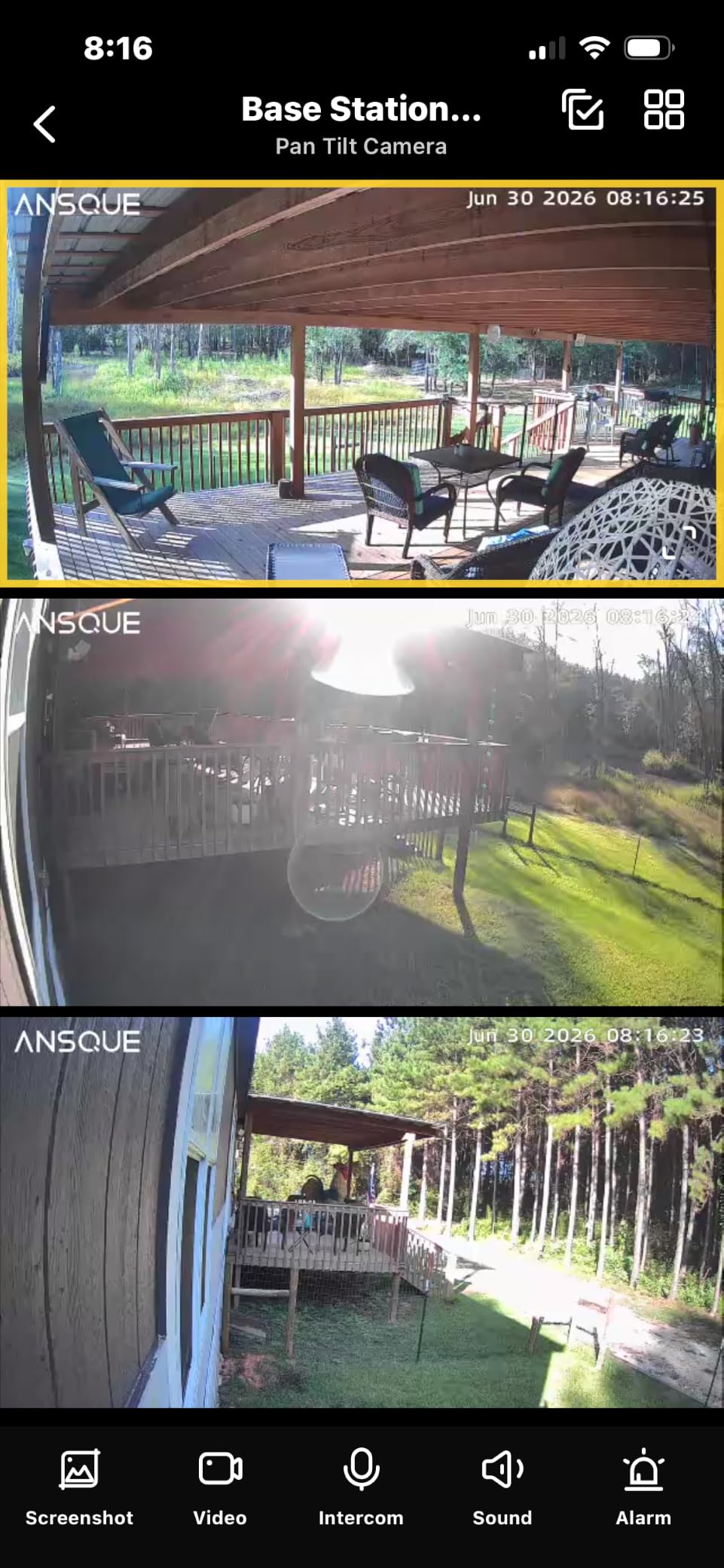 ANSQUE Home Security Cameras Wireless Outdoor, Solar Powered, 4-Cam System customer photo 2