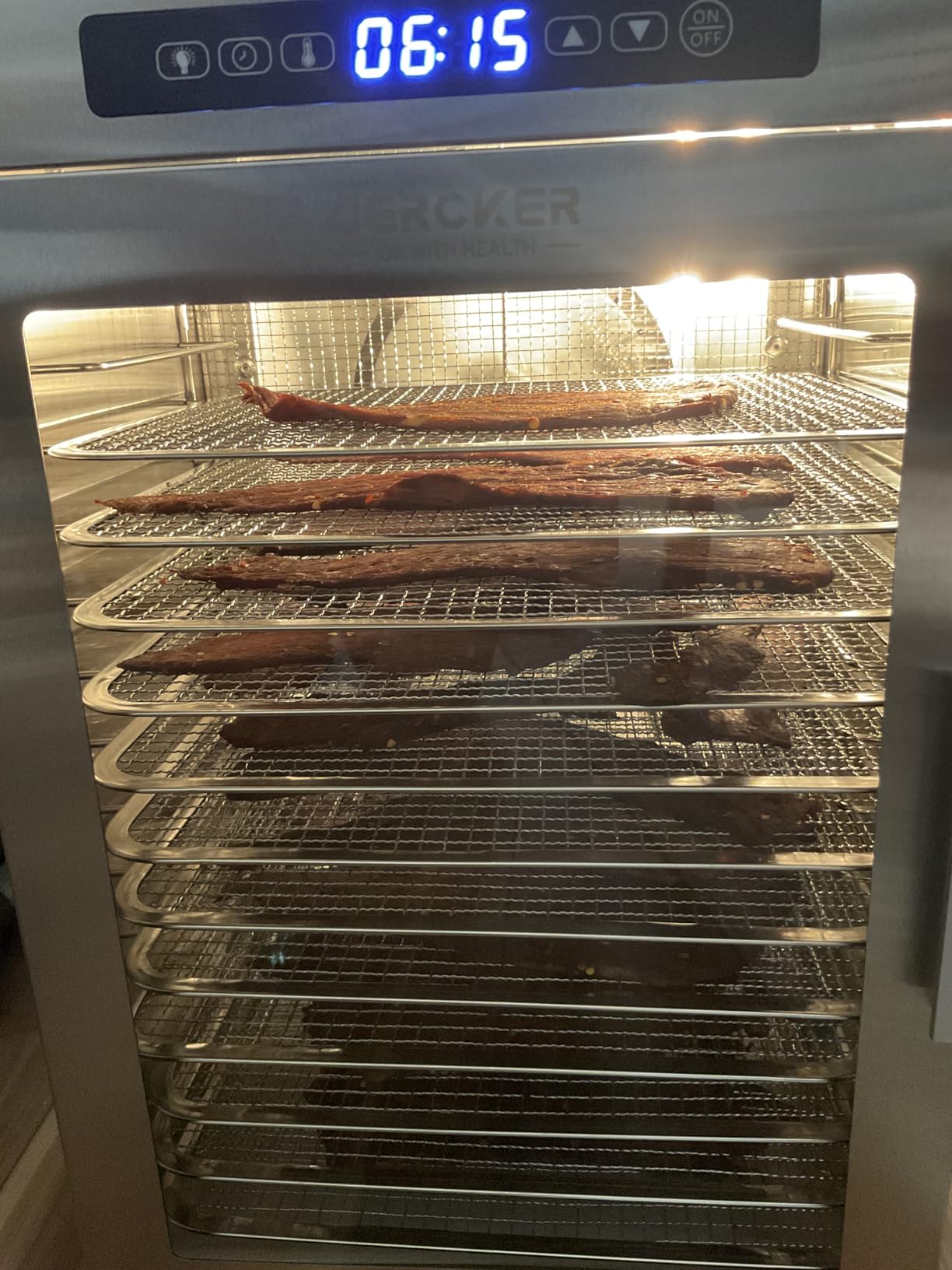 Food-Dehydrator for Fruit 14 Trays Large Food Dryer for Beef Jerky 190ºF customer photo 2