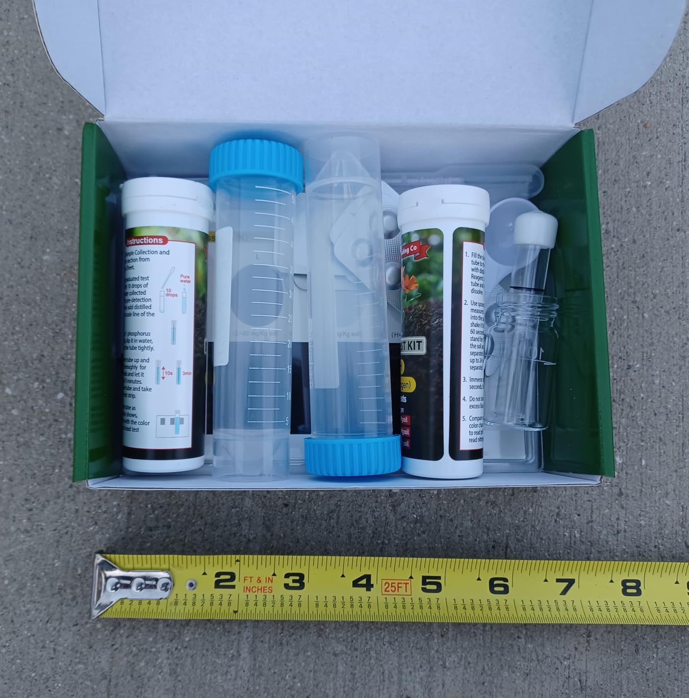 Premium Soil Test Kit: 40 Complete Tests for Lawns, Gardens, and Vegetables. Tests for Ammonia Nitrogen, pH, Phosphorus, and Potassium. customer photo 2
