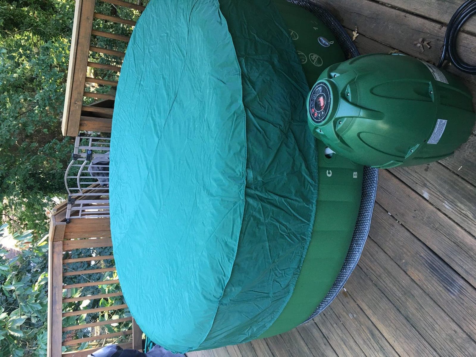 Covermates Classic Round Hot Tub Cover – 80 Diameter x 14H, Tan customer photo 1
