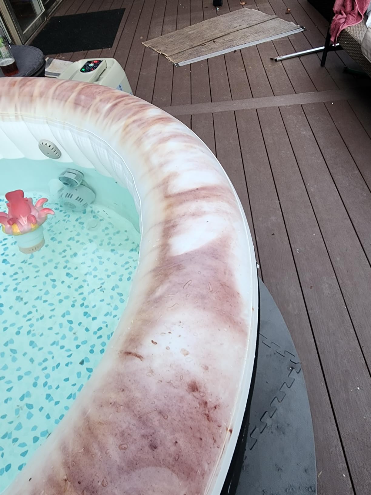 Covermates Classic Round Hot Tub Cover – 80 Diameter x 14H, Tan customer photo 2