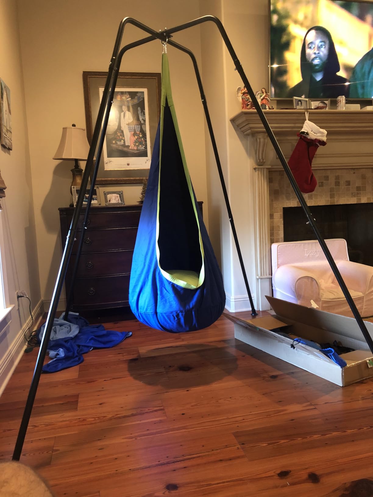 G TALECO GEAR Sensory Swing with Stand for Kids, Autism & Pod Swing customer photo 1