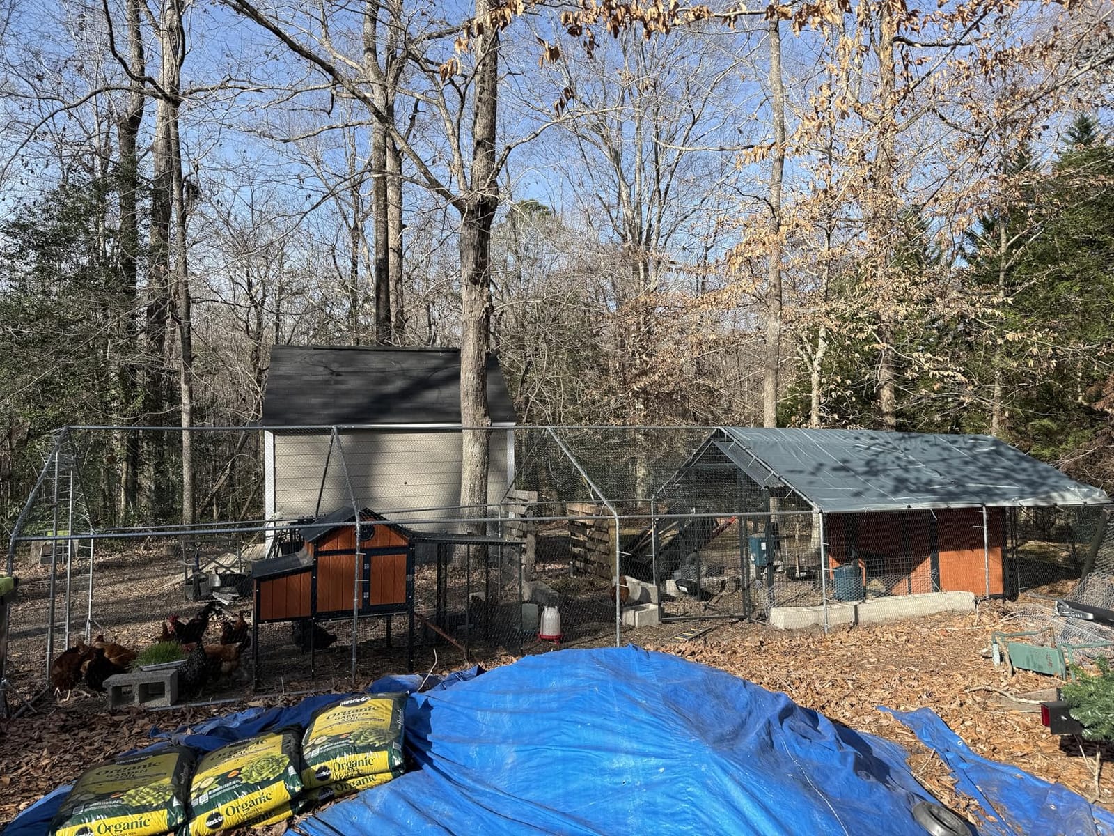 PawHut Large Chicken Coop w/Waterproof Anti-UV Cover 33' x 10' x 6.4' customer photo 1