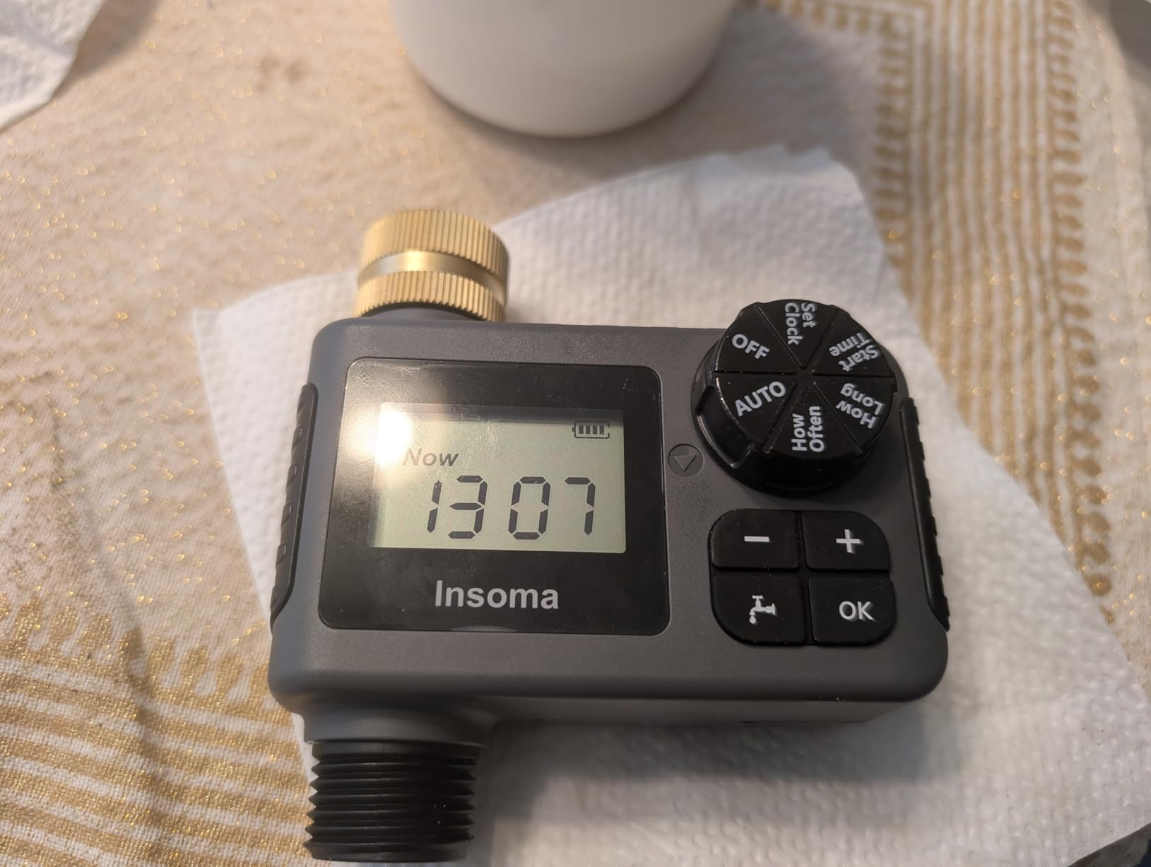 Water Timer for Outdoor Garden Hose, Hose Timer with Rain Delay/Manual Mode, Automatic Drip Irrigation Controller System for Lawn Yard Garden Watering customer photo 1