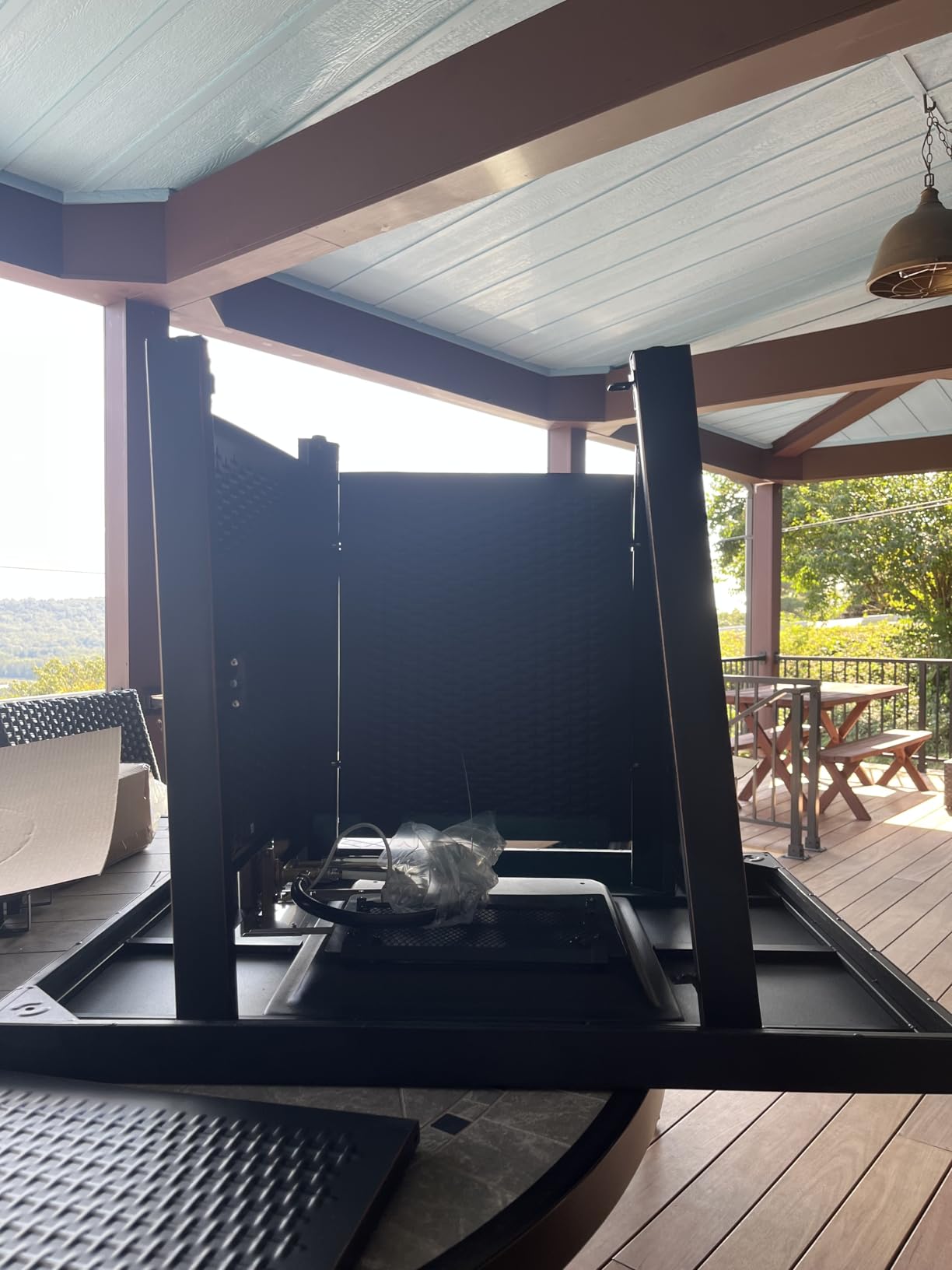 OutVue 32 inch Propane Fire Pit Table with 2 Drink Holders customer photo 1