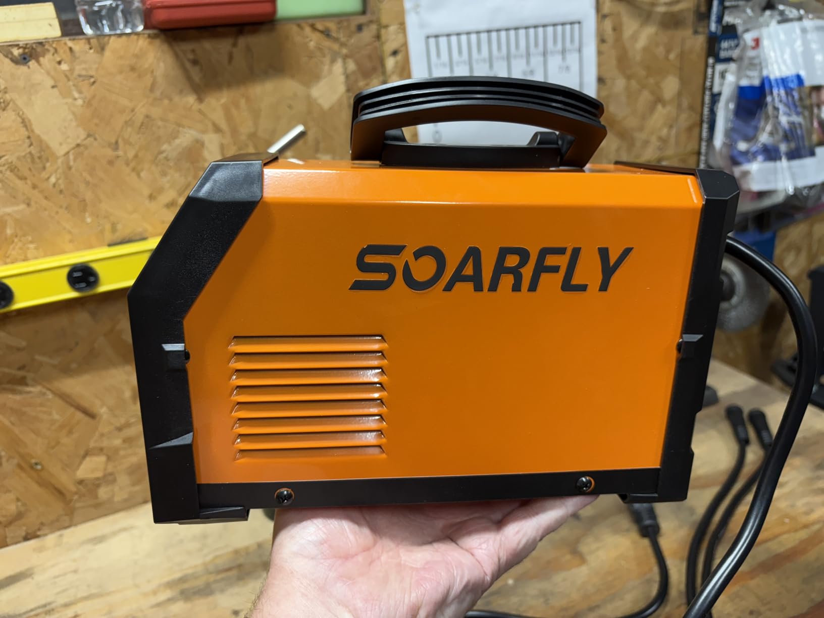 SOARFLY Stick Welder, 110V/220V Dual Voltage Welding Machine(Orange) customer photo 1