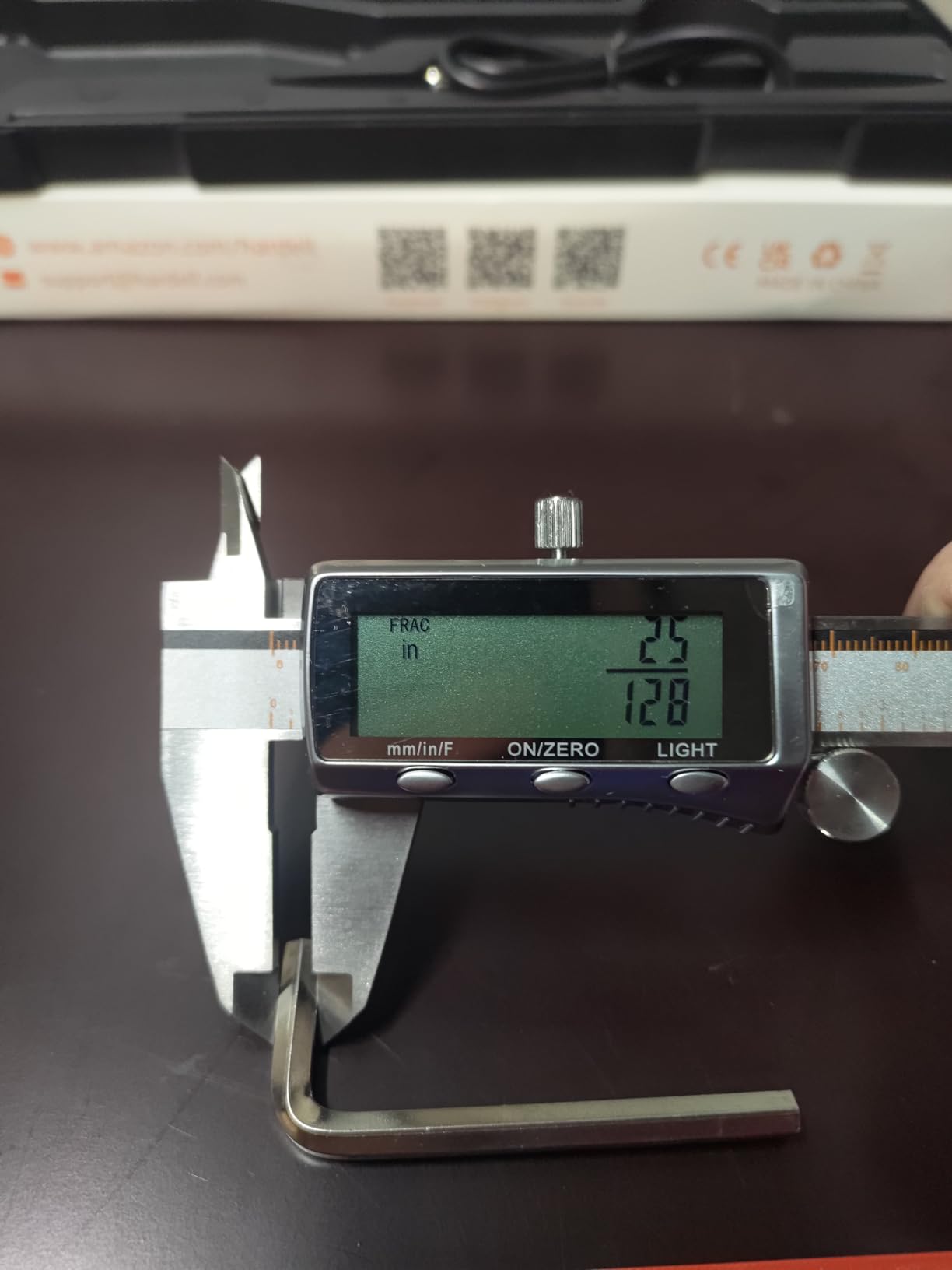 HARDELL Digital Caliper 6 Inch, Rechargeable All Metal W/Backlight Screen customer photo 1