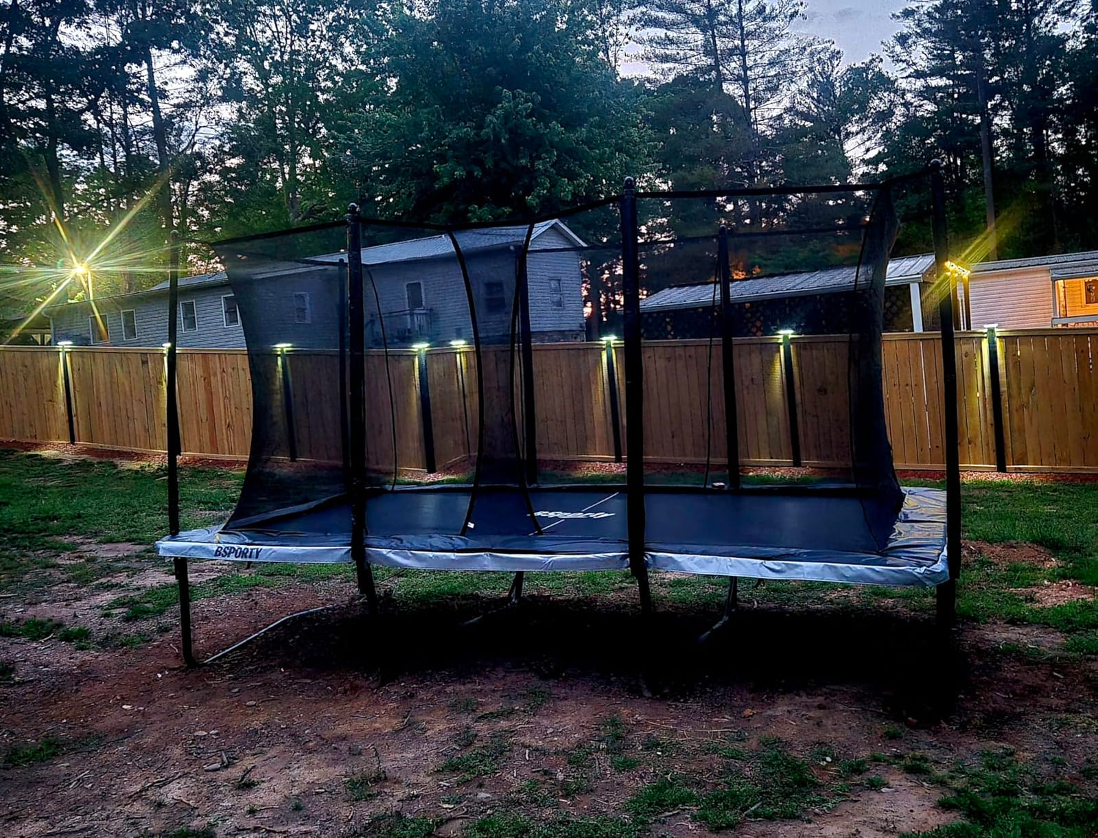 Air Rectangle Trampoline 8X14FT 1800LBS Weight Capacity Outdoor Square Gymnastics Heavy-DutyTrampolines with Net Enclosure for Kids Adults customer photo 2