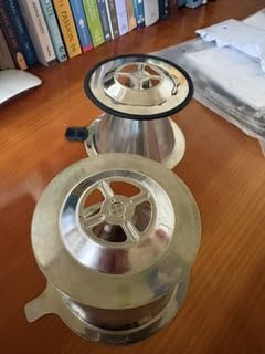 Pour Over Coffee Dripper, Stainless Steel Coffee Filter, Paperless Reusable Coffee Filter, Double Micromesh 600 Mesh Strainer Coffee Maker with Heat-Resistant Silicone Handle & Base (1-2 Cups) customer photo 1
