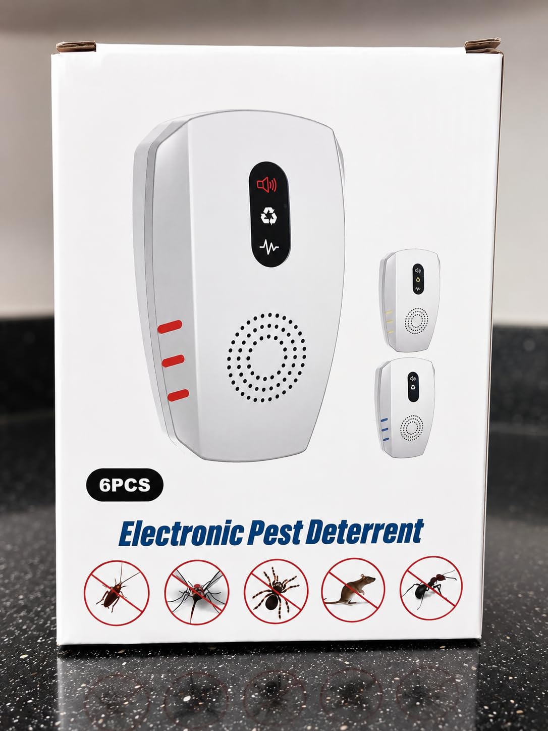 2026 Cvtayn Upgraded Ultrasonic Pest Repellent Indoor Repeller, Mouse Traps, Repellent Roach, Mouse, Bugs, Mosquito, Mice, Spider, Ant, Rodent Repellent Ultrasonic Plug in, 3 Mode Switching，6 Pack customer photo 2