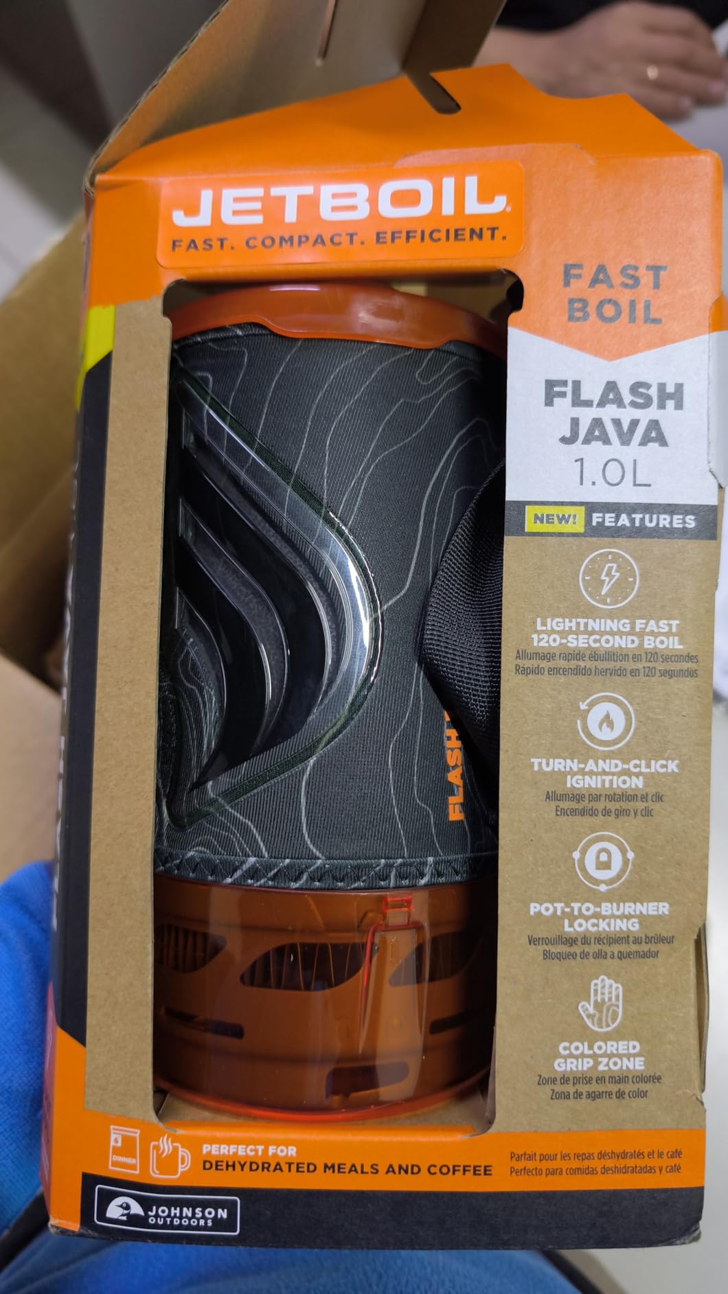Jetboil Flash Java 1.8L Backpacking Stove & French Coffee Press, OrangeTopo customer photo 1