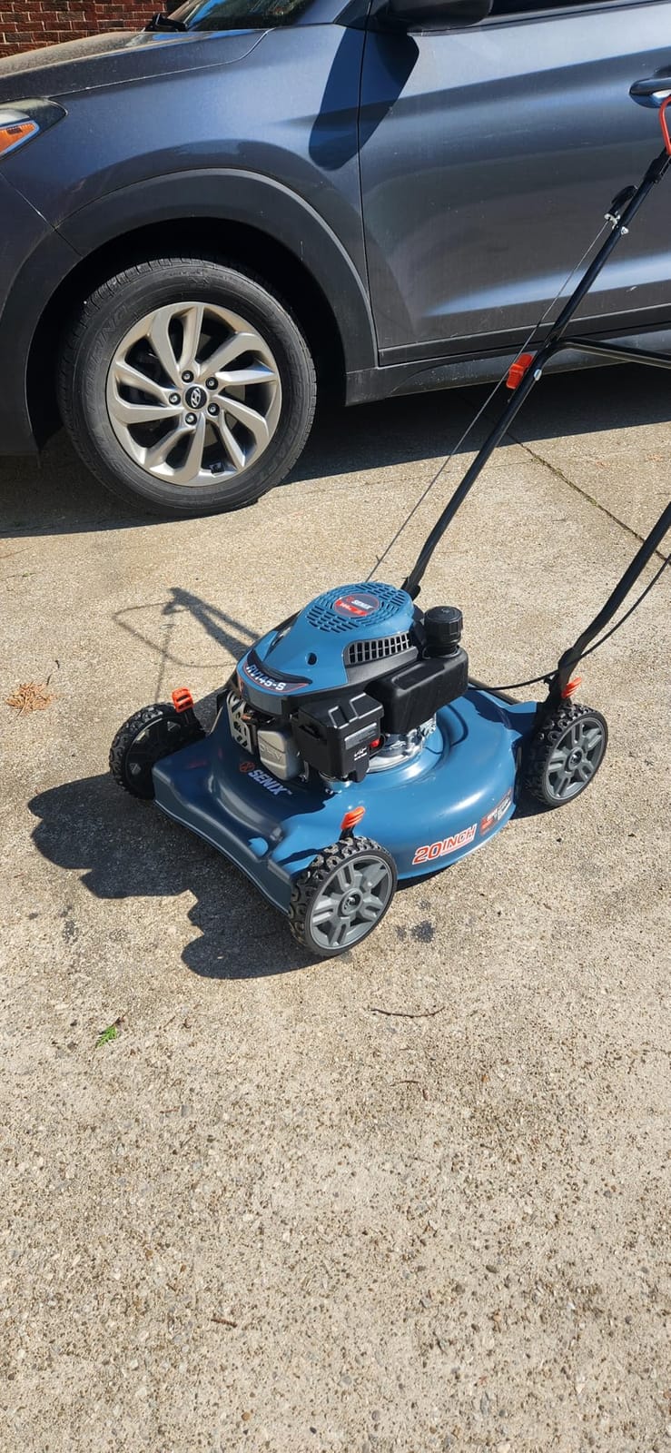 SENIX 21'' Self Propelled Gas Lawn Mower 170 cc, 6-Position Cutting, 3-in-1 customer photo 1