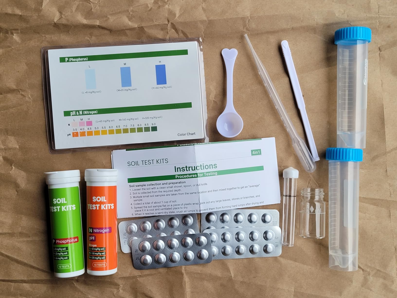 Soil Test Kit 4-in-1 for Lawns & Gardens – 40 Tests (pH, Nitrogen, Phosphorus, Potassium) – Easy Soil Testing Kit for Vegetable Garden, Lawn & Plants customer photo 1