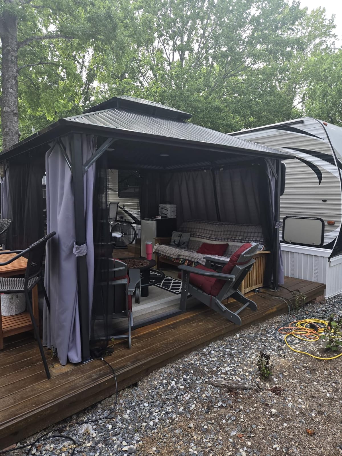 UDPATIO 10'x12' Hardtop Gazebo, Metal Galvanized Steel Double Roof, Grey customer photo 1