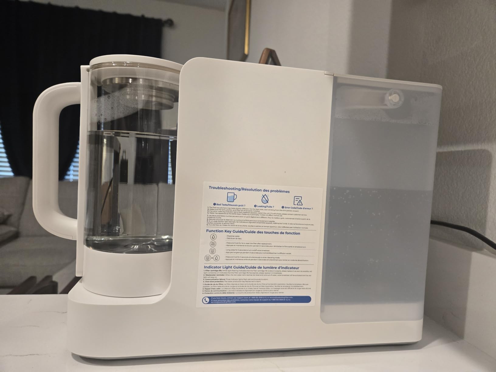 Waterdrop C2SL Countertop Reverse Osmosis Water Filter, [ Mineral Added ] customer photo 2