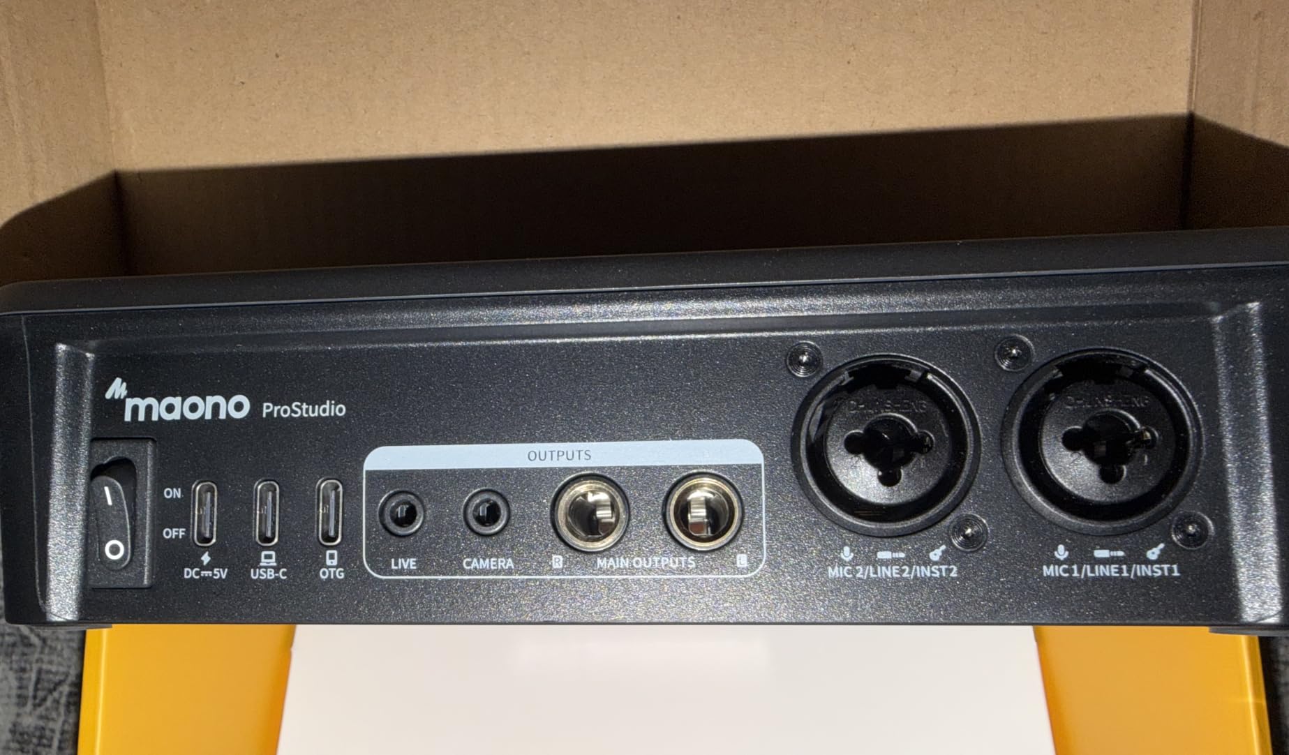 MAONO P2 Hybrid USB Audio Interface Dual XLR for PC Phone iPad Guitar customer photo 1