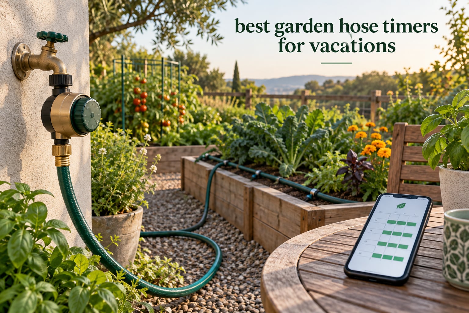 best garden hose timers for vacations