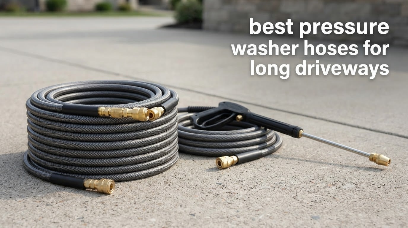 best pressure washer hoses for long driveways