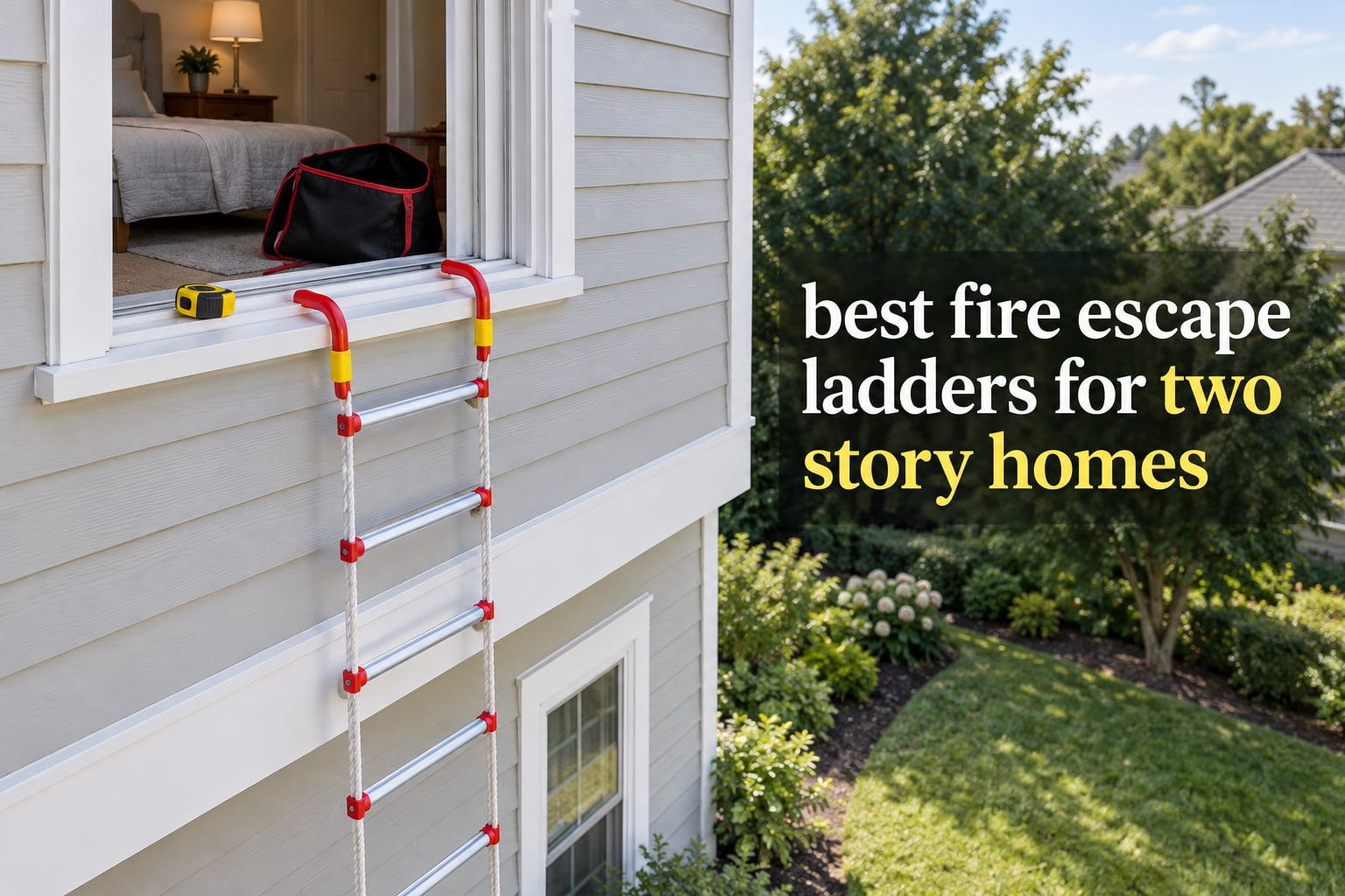 best fire escape ladders for two story homes
