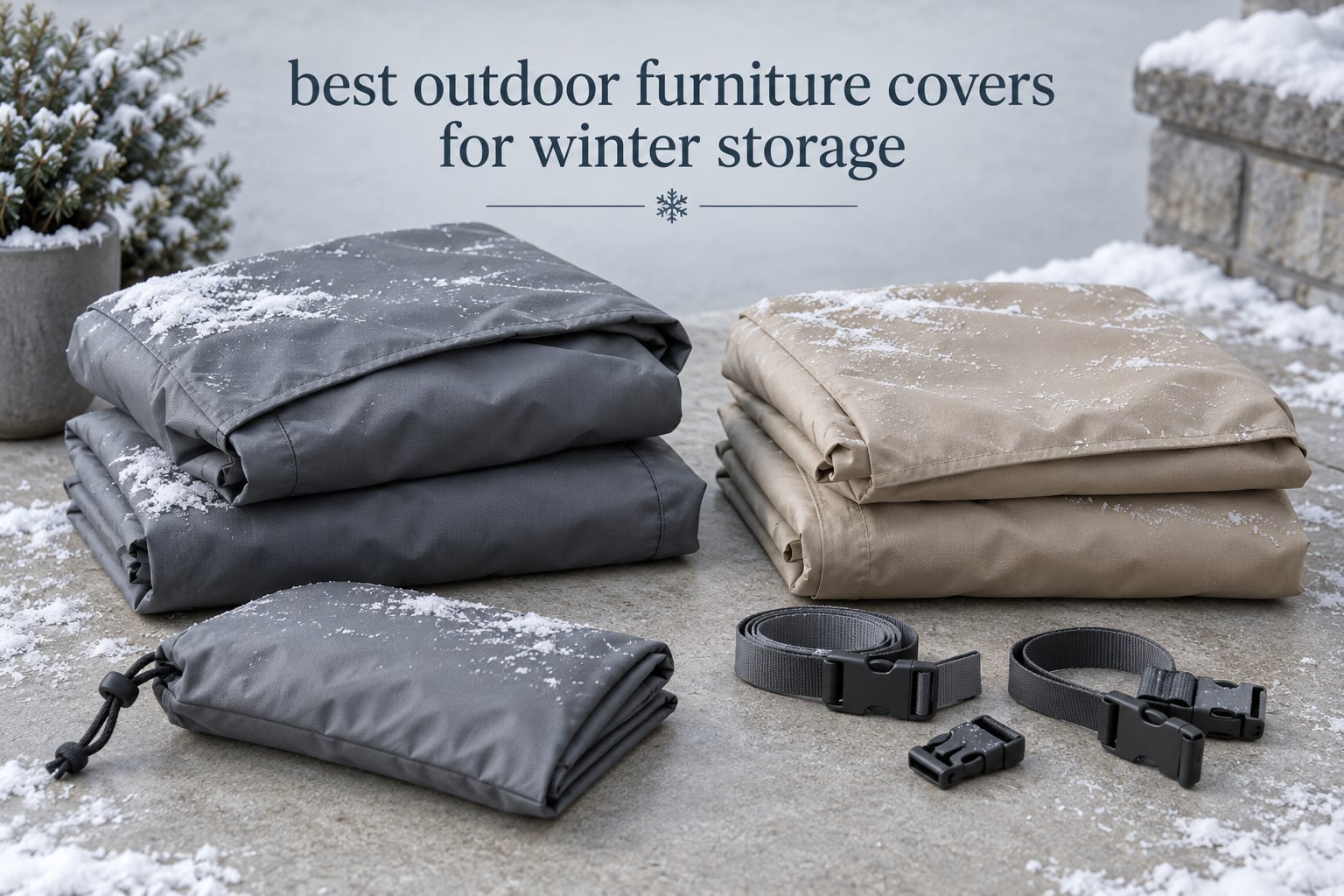 best outdoor furniture covers for winter storage