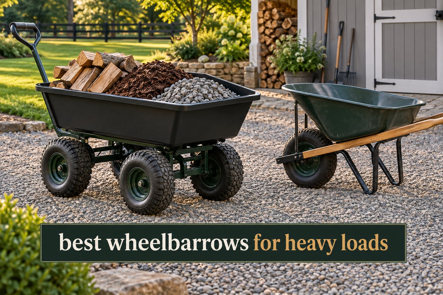 best wheelbarrows for heavy loads