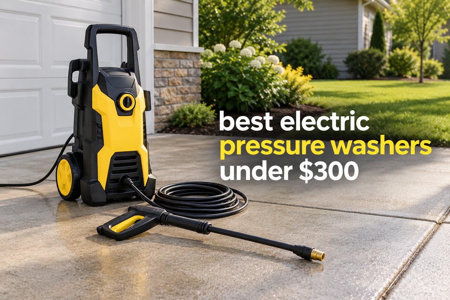 best electric pressure washers under $300