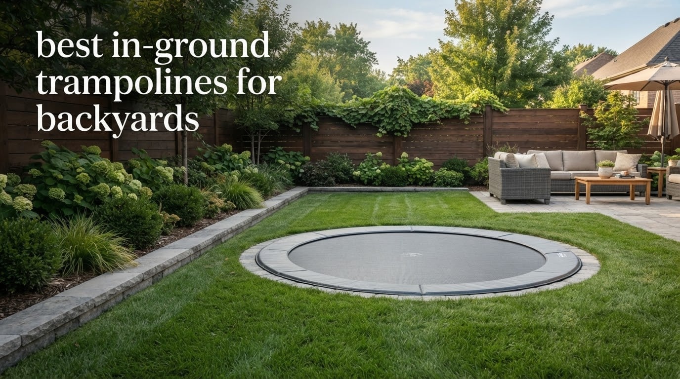 best in-ground trampolines for backyards