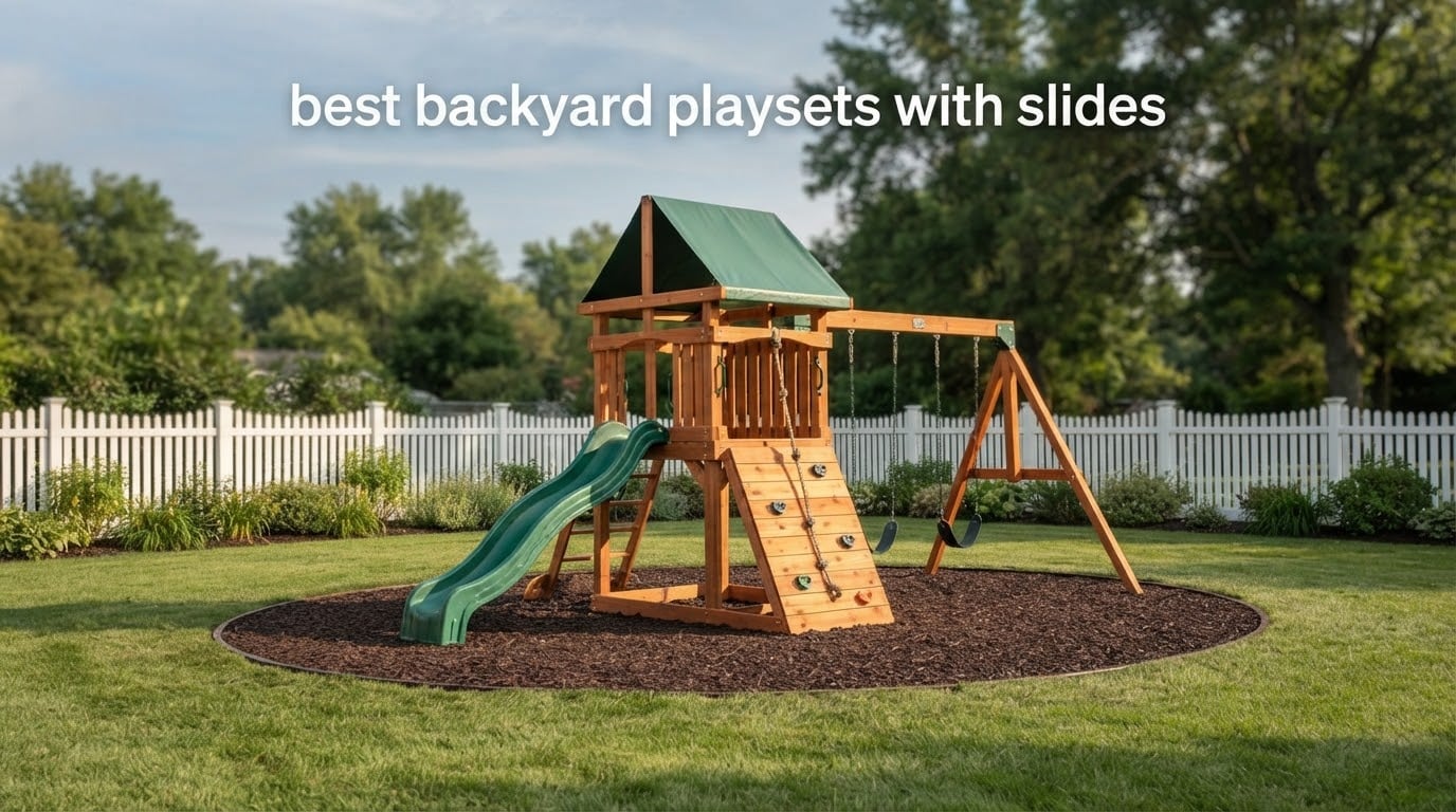 best backyard playsets with slides