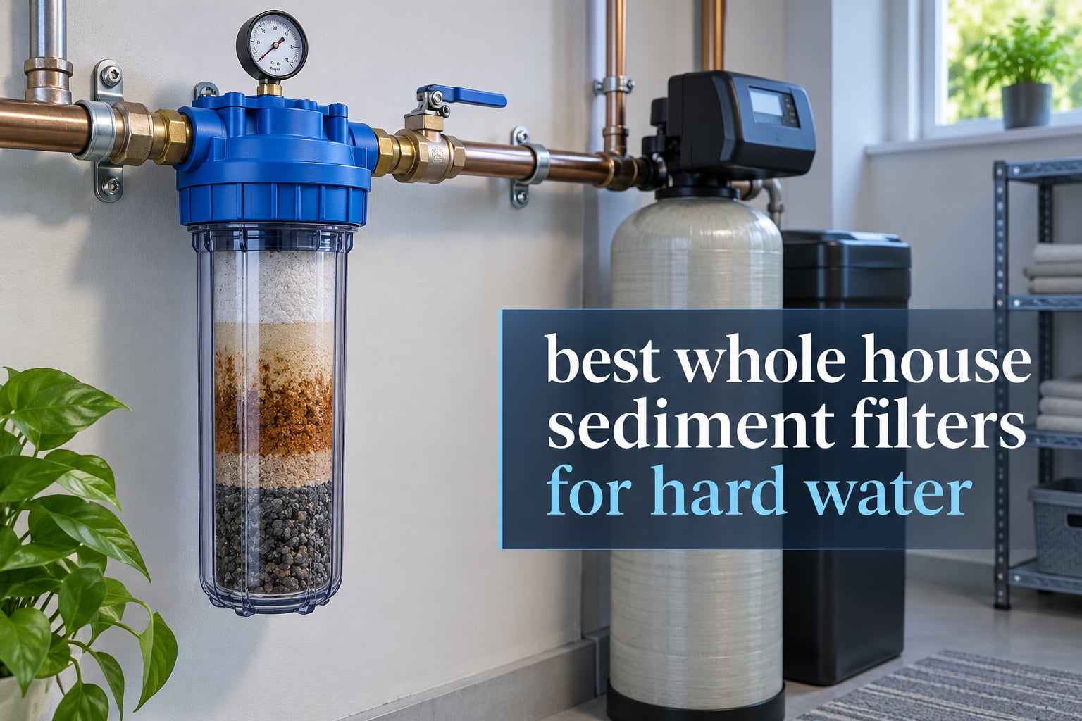 best whole house sediment filters for hard water
