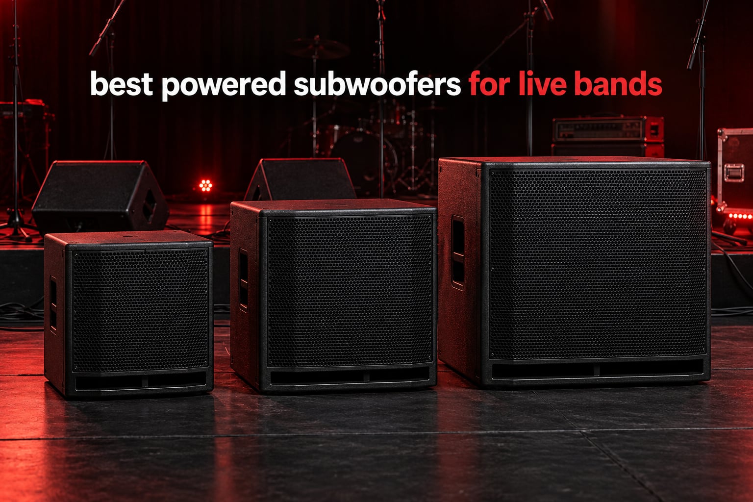 best powered subwoofers for live bands