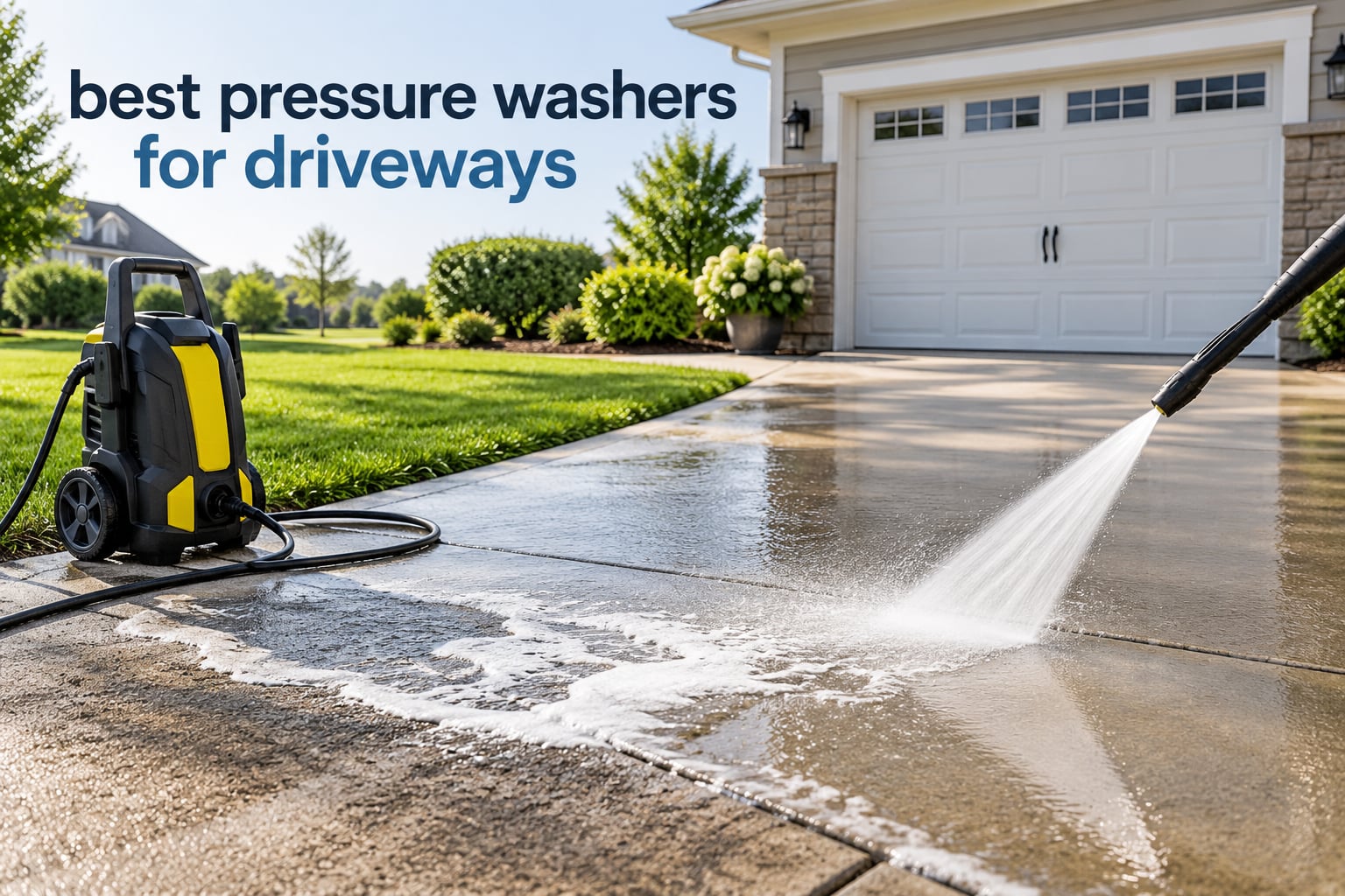 best pressure washers for driveways