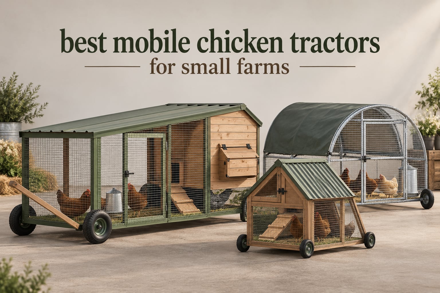 best mobile chicken tractors for small farms