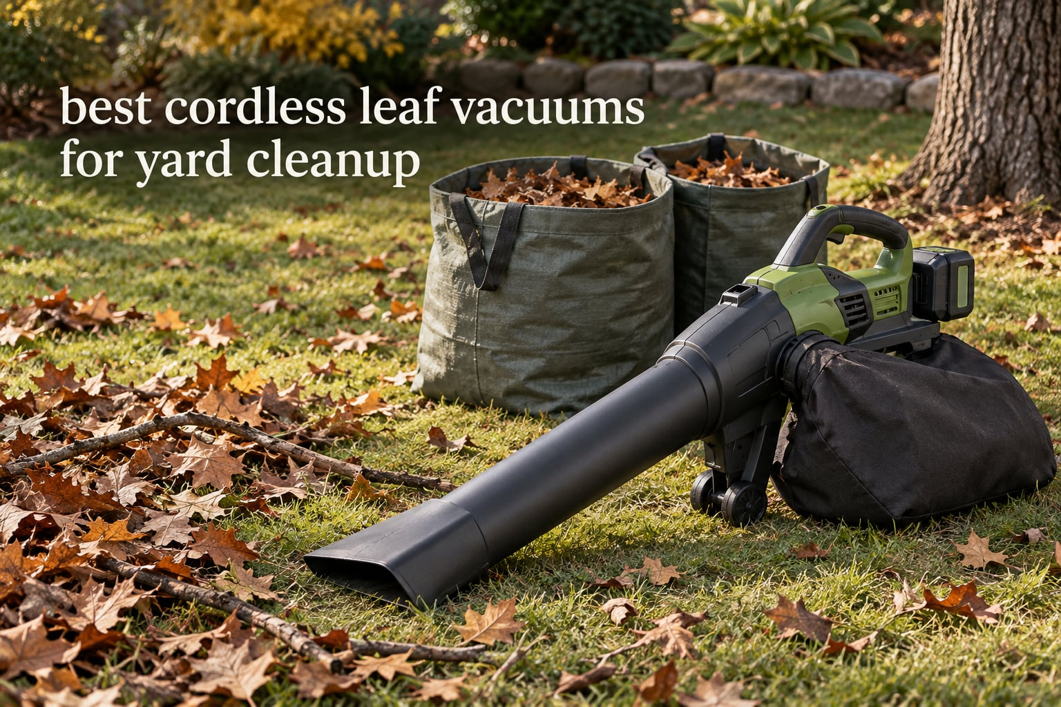 best cordless leaf vacuums for yard cleanup