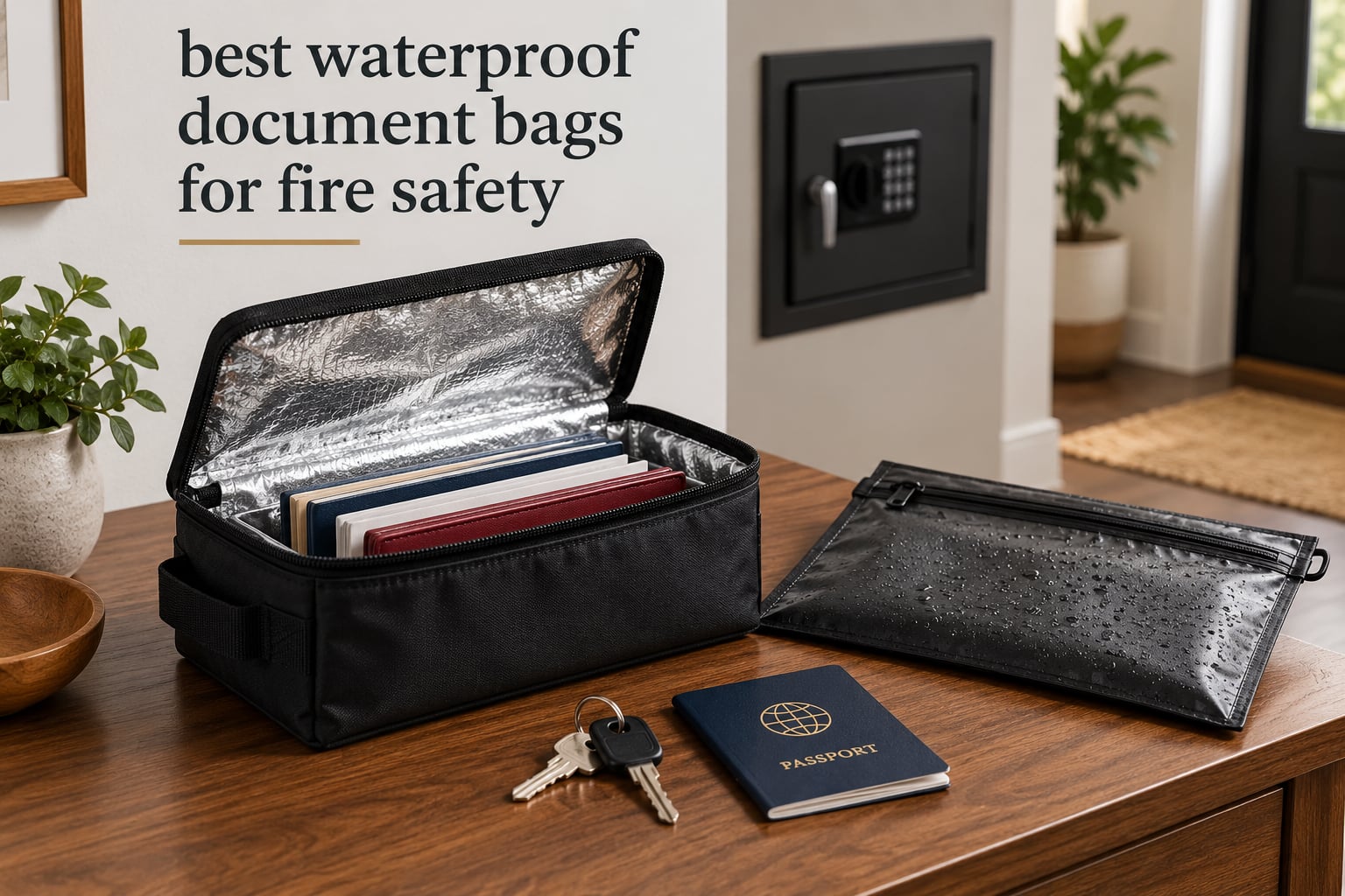 best waterproof document bags for fire safety