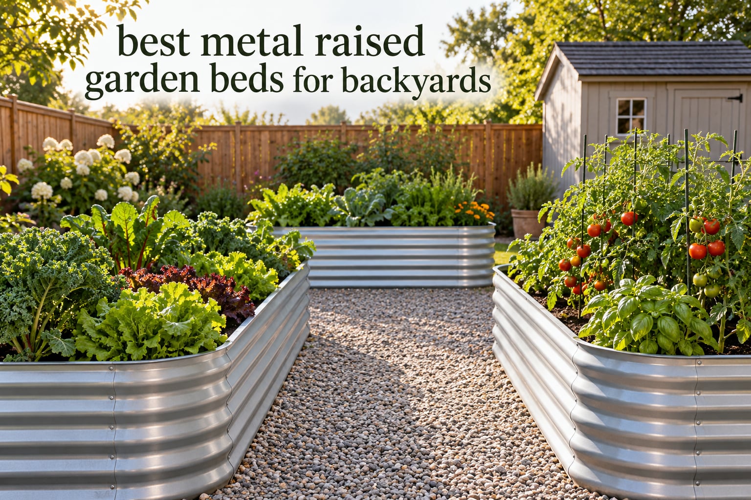best metal raised garden beds for backyards