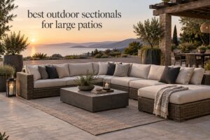 best outdoor sectionals for large patios