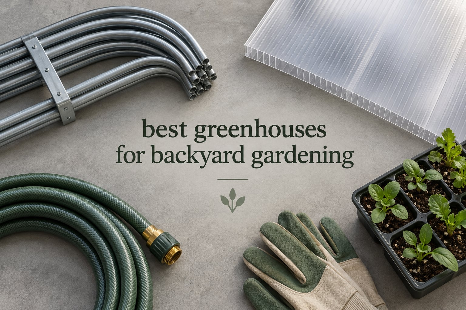 best greenhouses for backyard gardening
