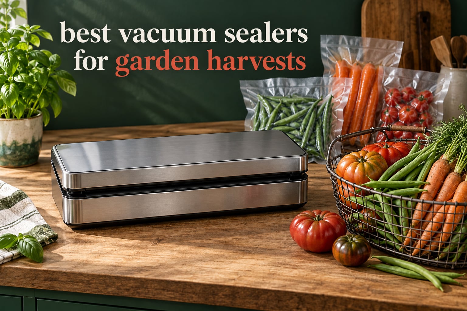best vacuum sealers for garden harvests