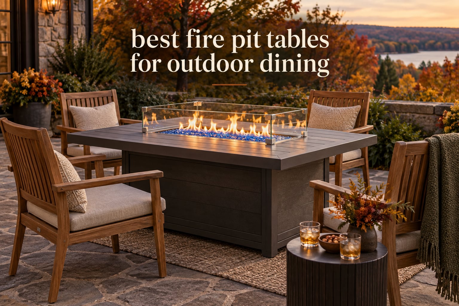 best fire pit tables for outdoor dining