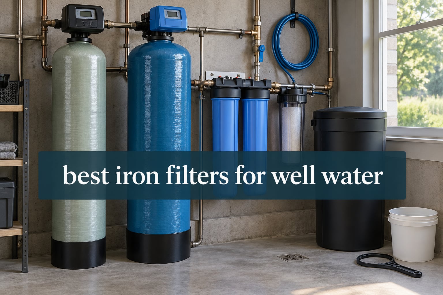best iron filters for well water
