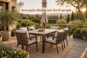 best patio dining sets for 6 people