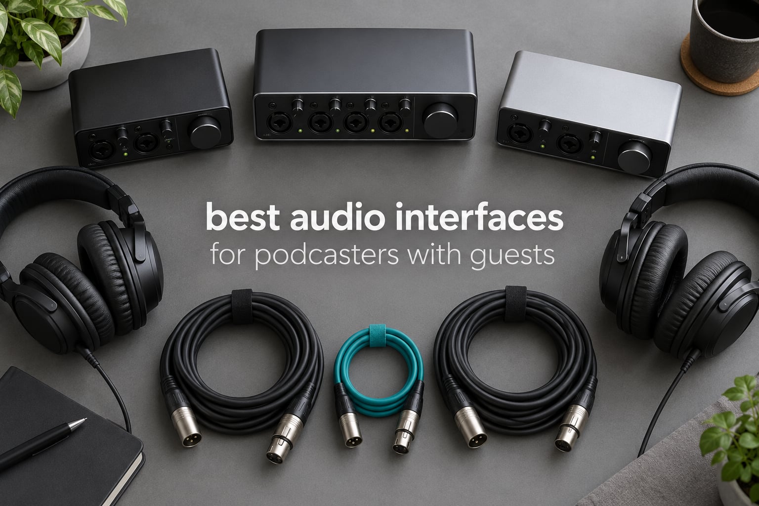 best audio interfaces for podcasters with guests
